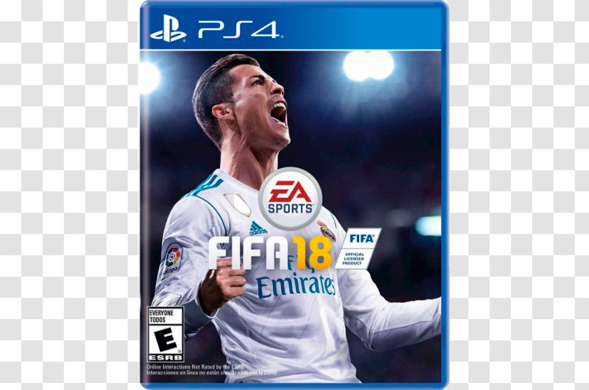 FIFA 18 15 PlayStation 4 Cristiano Ronaldo Electronic Arts - Playstation Transparent PNG