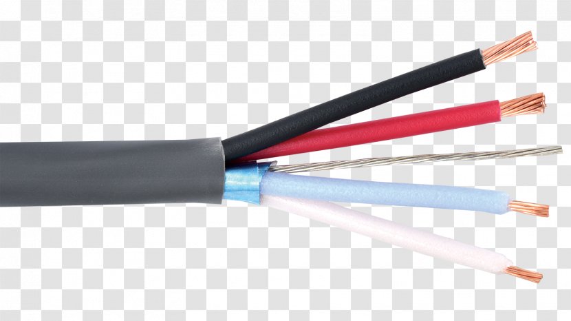 Speaker Wire American Gauge Shielded Cable Plenum - Network Cables - Wiring Diagram Transparent PNG