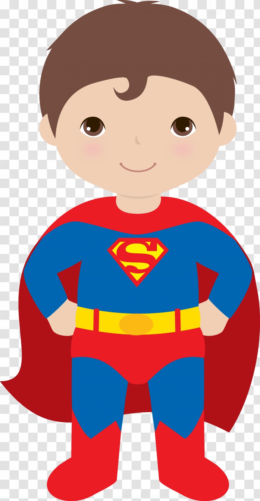 Superman Greeting & Note Cards Superhero Birthday Party - Heart Transparent PNG