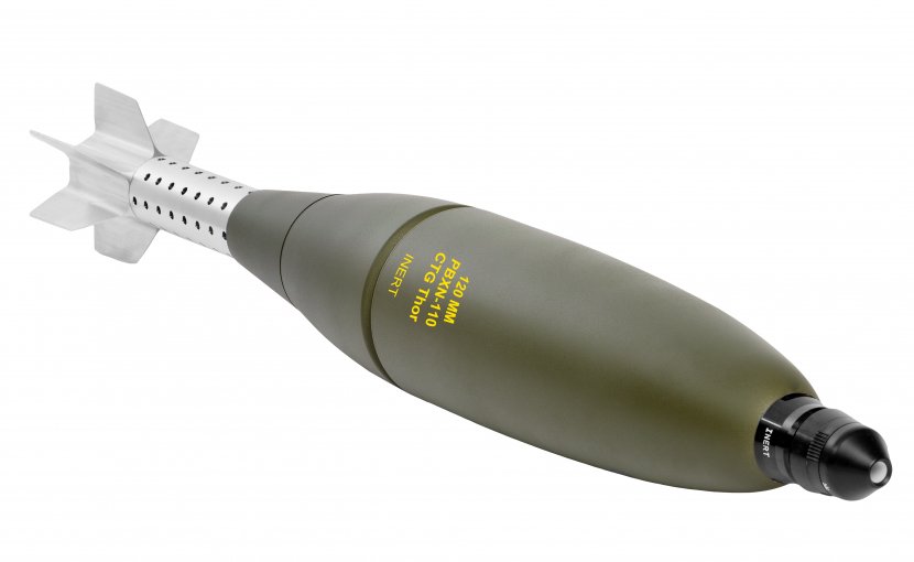 Mortar Ammunition Soltam K6 Fragmentation Cartridge Transparent PNG