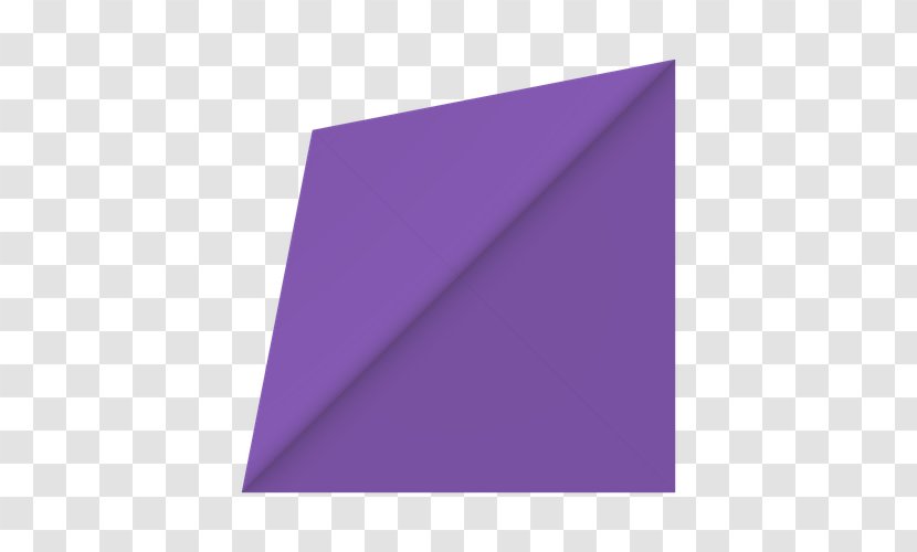 Paper Diagonal Origami Triangle Transparent PNG