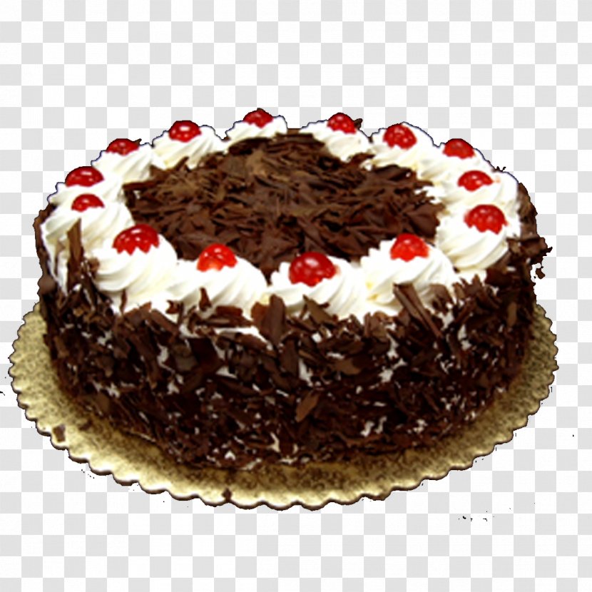 Black Forest Gateau Chocolate Cake Layer Frosting & Icing Cream - Torte Transparent PNG