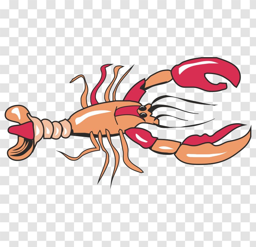 Lobster Cartoon Clip Art Animated Film Image - Network Transparent PNG