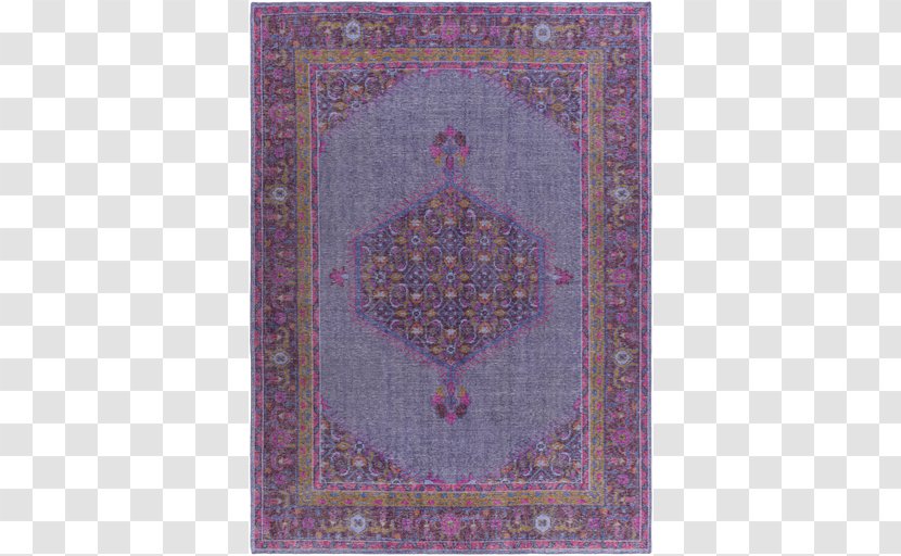 Carpet Needlework Flooring Area Purple - Knot Transparent PNG