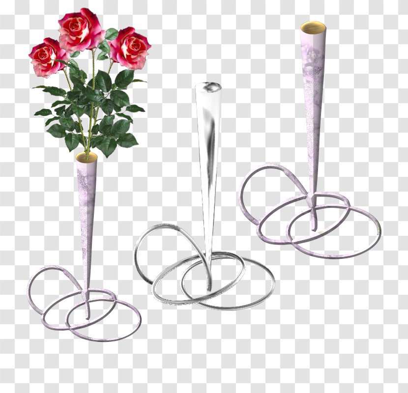 Cut Flowers Vase Floral Design - Petal - Yogurt Pots Transparent PNG