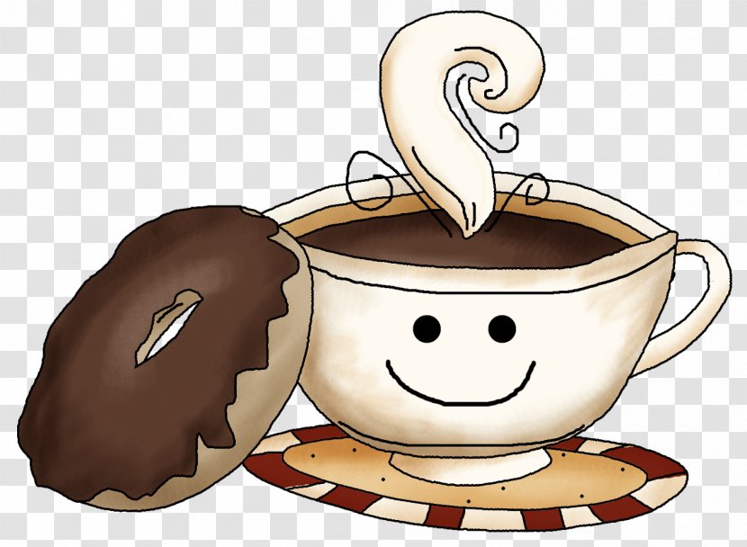 Coffee And Doughnuts Dunkin' Donuts Clip Art - Burr Mill - Clipart Transparent PNG