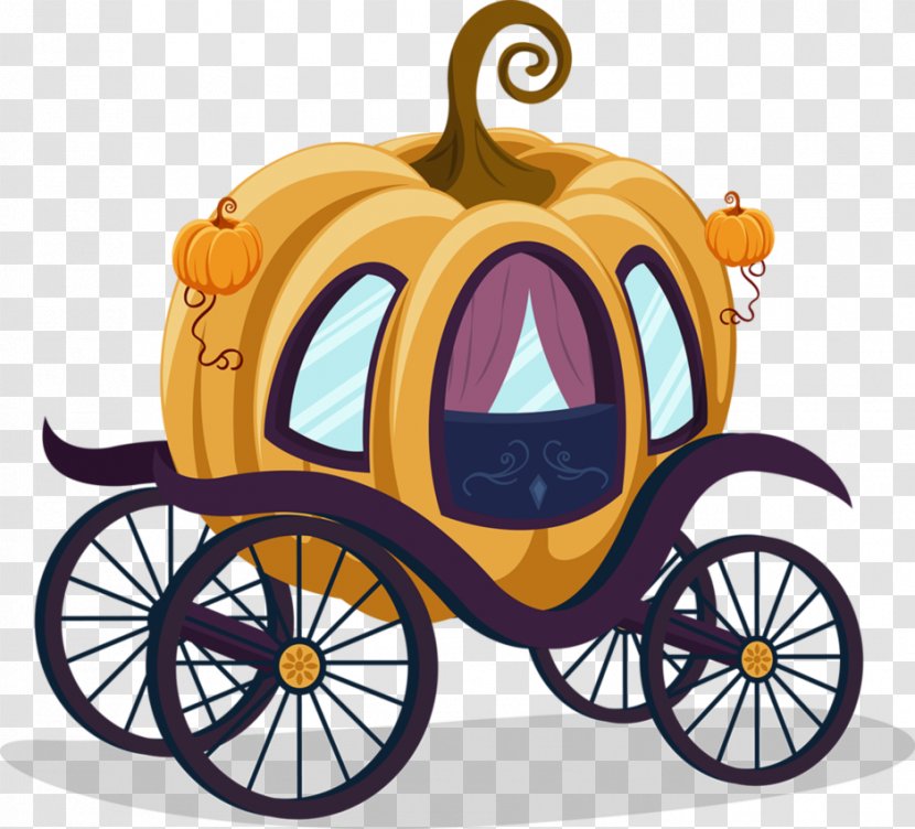 Cinderella Carriage Cartoon Pumpkin Clip Art - Horsedrawn Vehicle Transparent PNG