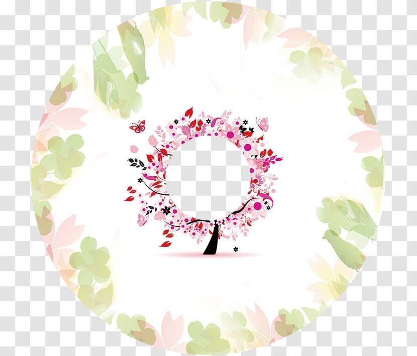 Painting Logo Graphic Design - Tree - Flower CD Transparent PNG