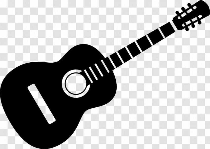 Fender Stratocaster Steel-string Acoustic Guitar Musical Instruments Clip Art - Silhouette Transparent PNG