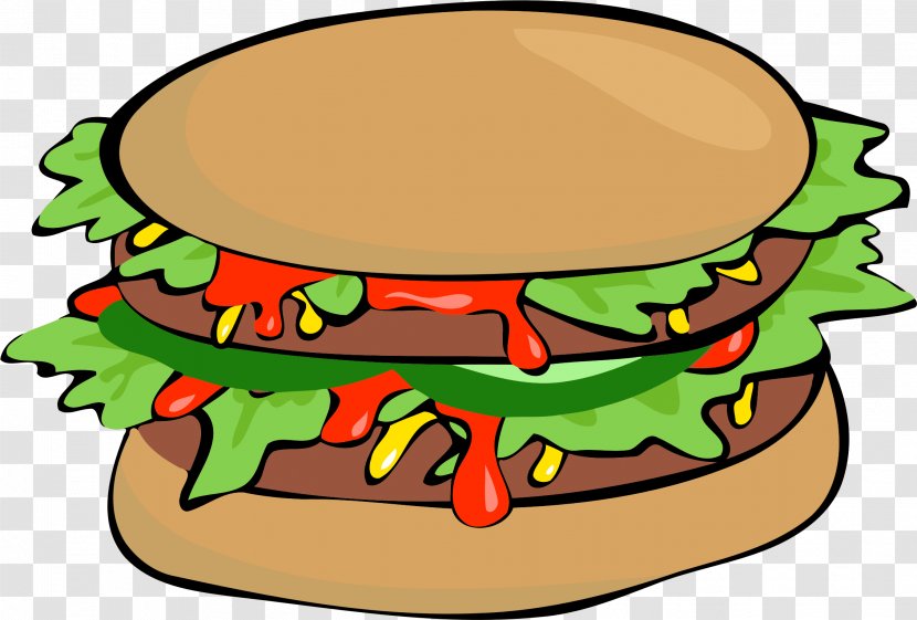 Hamburger Cheeseburger Veggie Burger McDonald's Big Mac Fast Food - King Transparent PNG