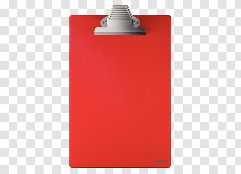 Clipboard Paper Plastic Esselte Washer - Stationery - Red Transparent PNG