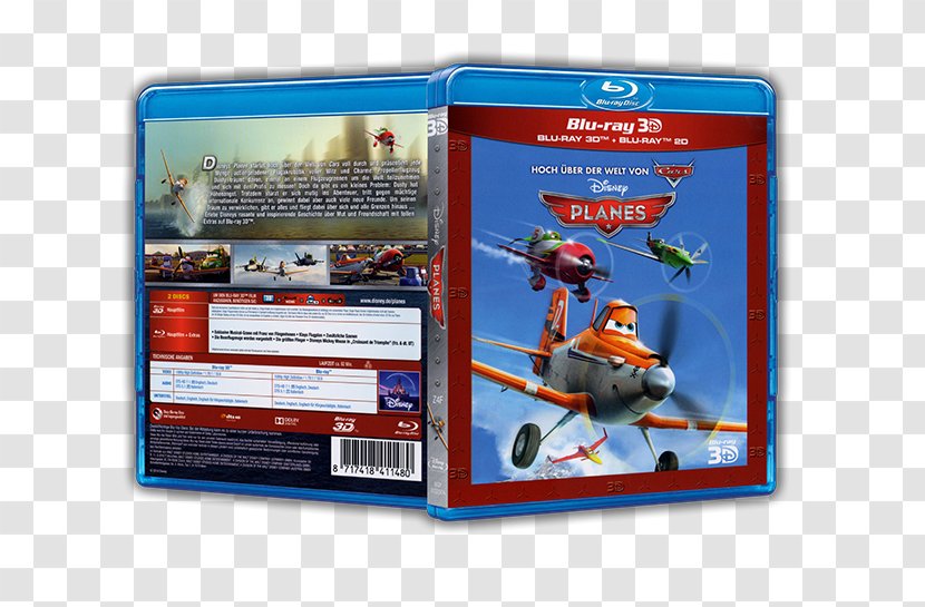 Blu-ray Disc The Walt Disney Company Three-dimensional Space Pixar Two-dimensional - Planes Film Series - Ray Transparent PNG