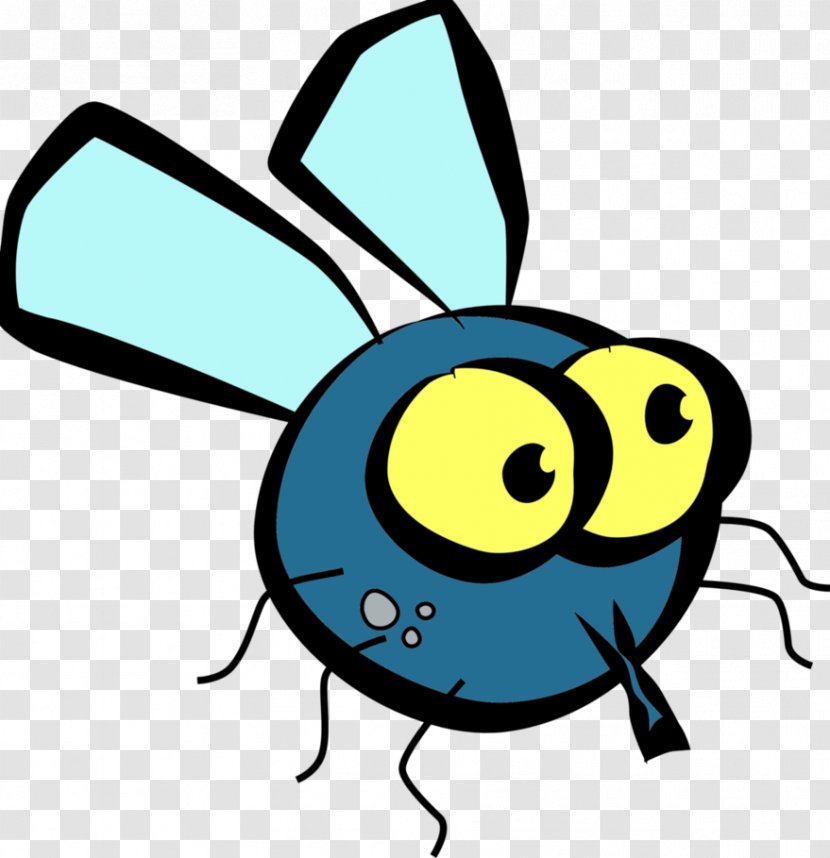 Cartoon Fly Clip Art - Line Transparent PNG