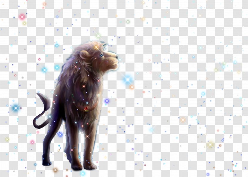 Lion Dog Breed Icon Transparent PNG