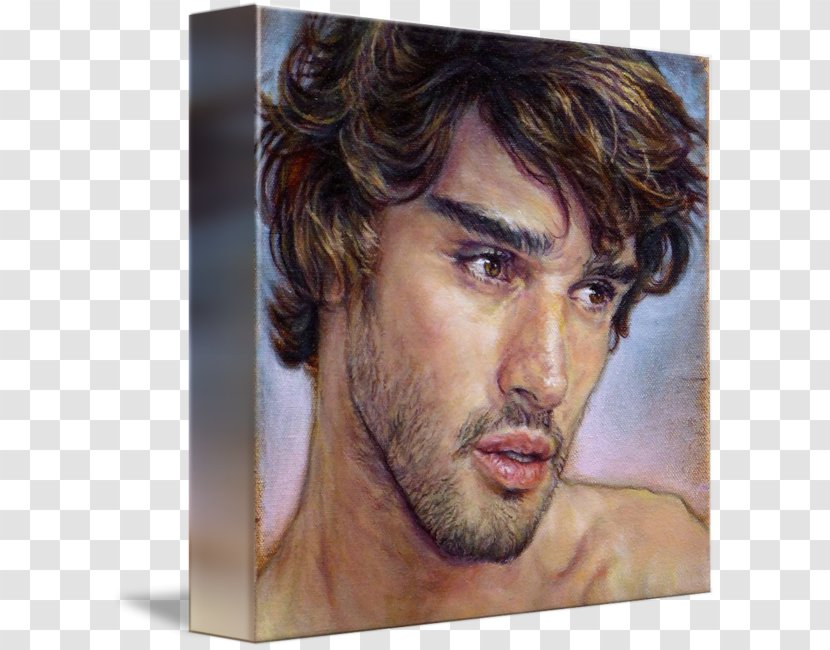 Oil Painting Portrait Art - Cheek Transparent PNG