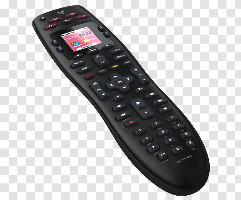 Remote Controls Logitech Harmony Universal Amazon.com Home Theater Systems - Electronics Transparent PNG