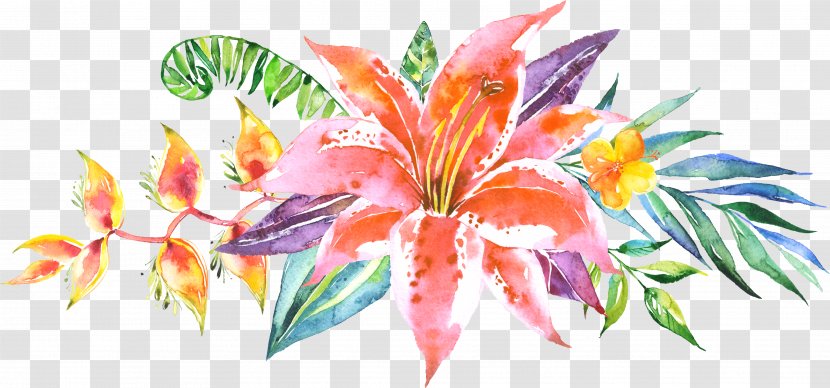 Floral Design Watercolor Painting Watercolour Flowers Wedding Invitation - White Flower Transparent PNG