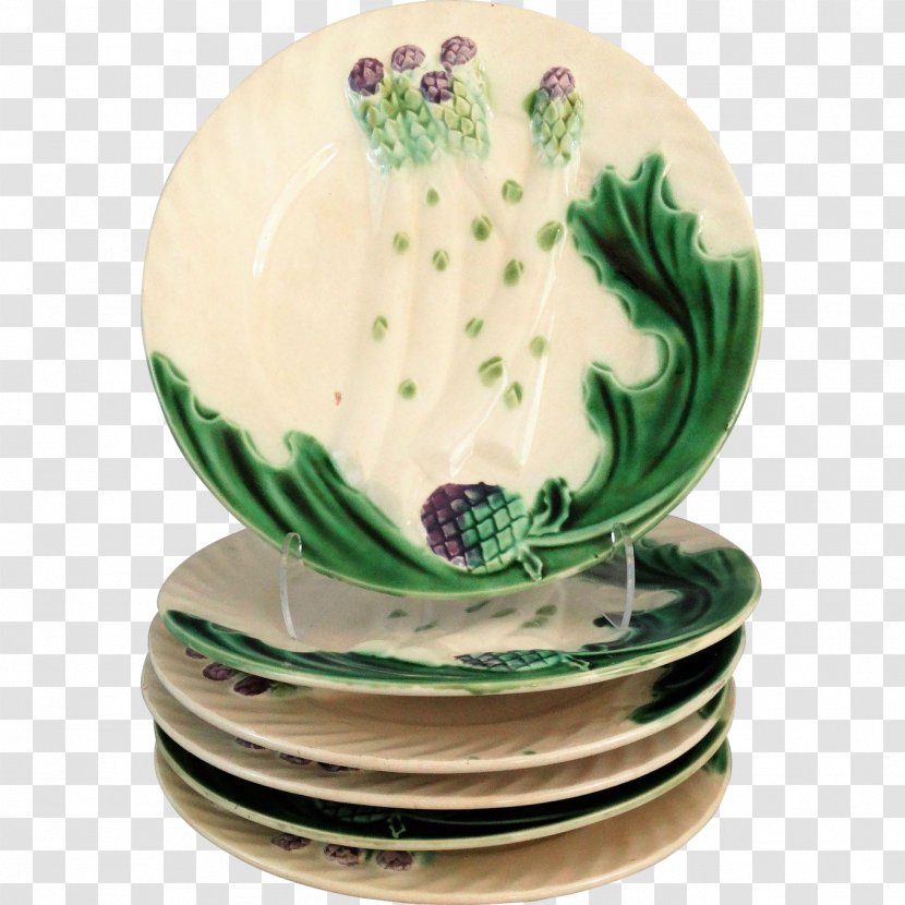 France Plate Tableware Porcelain Ceramic - Artichokes Transparent PNG