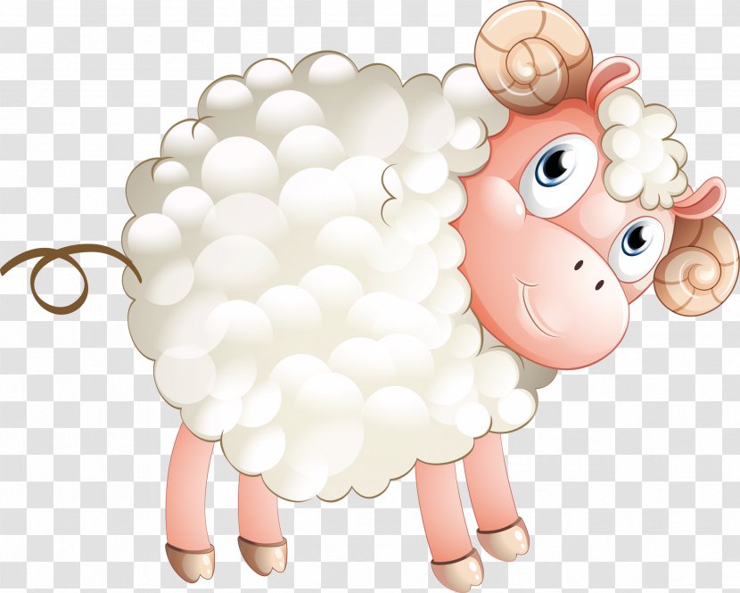 Goat Sheep - Cartoon Transparent PNG