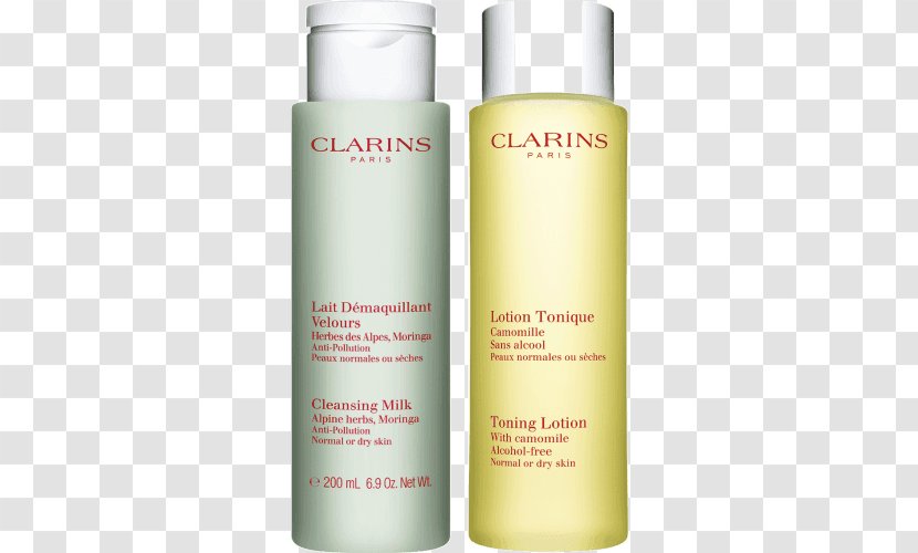 Lotion Toner Cleanser Clarins Cosmetics - Antipollution Cleansing Milk - Perfume Transparent PNG