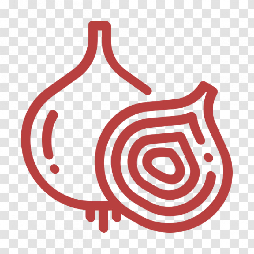 Fruits And Vegetables Icon Onion Icon Transparent PNG