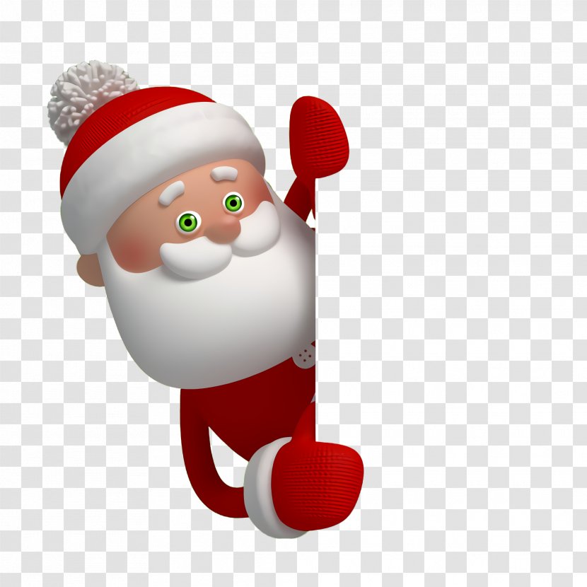 Santa Claus - Christmas - Cartoon Transparent PNG