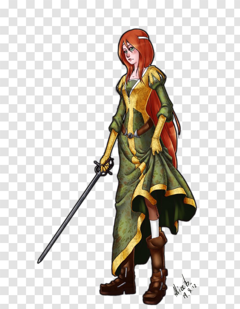 Costume Design Cartoon Spear Knight - Arma Bianca Transparent PNG