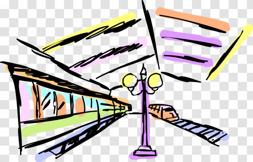 Clip Art Commuter Station Rapid Transit Illustration Image - Windows Metafile - Train Transparent PNG