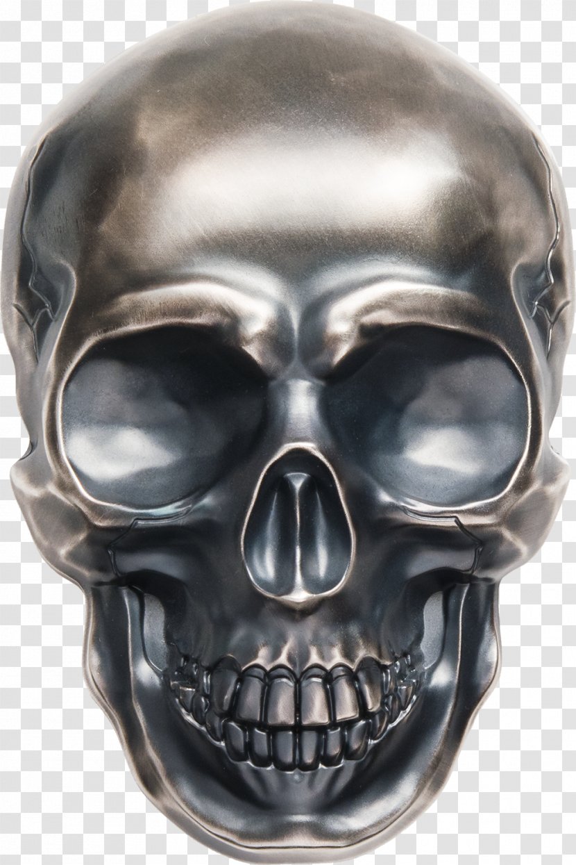 Silver Coin Skull Gold - Palladium Transparent PNG