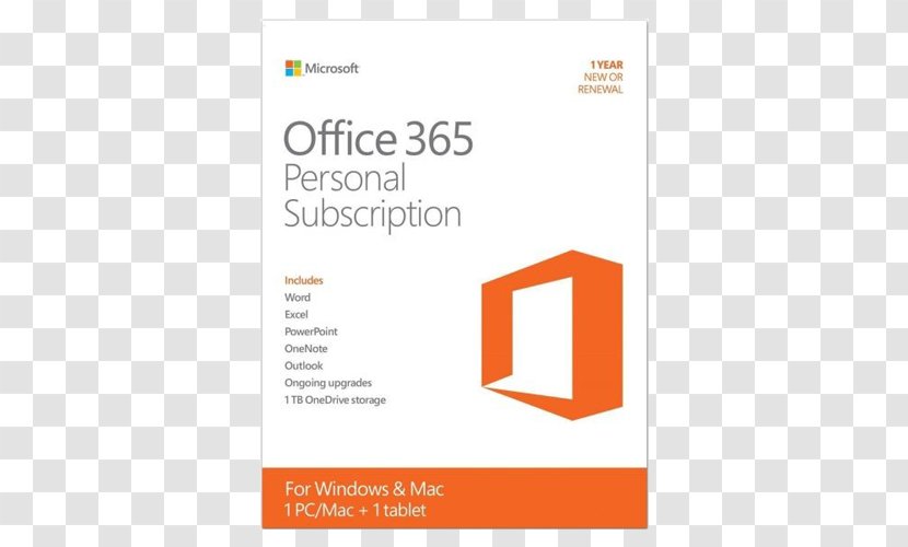 Microsoft Office 365 Laptop Computer Software - Area Transparent PNG