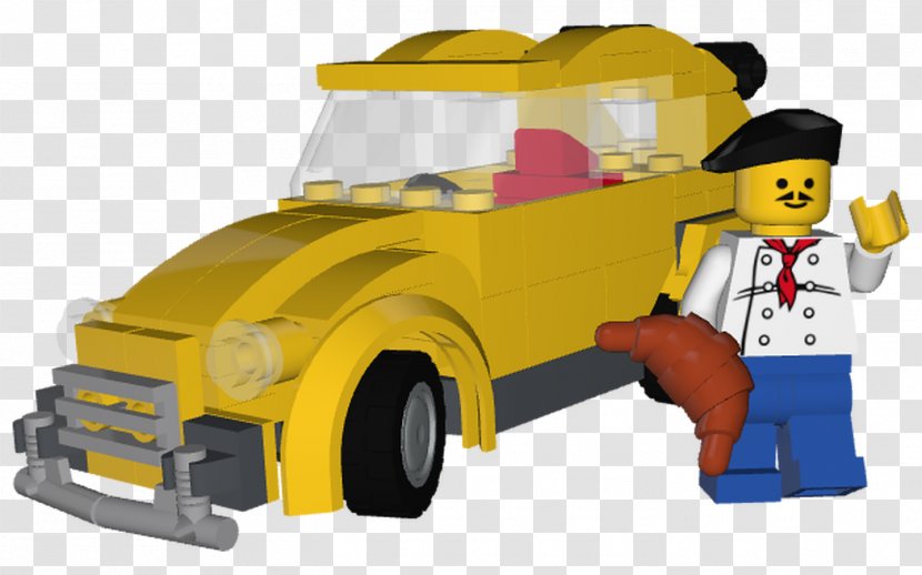 Compact Car LEGO Automotive Design - Yellow Transparent PNG