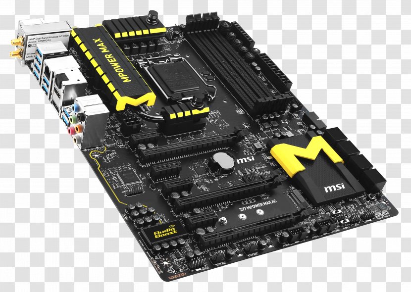 LGA 1150 Motherboard MSI DDR3 SDRAM CPU Socket - Computer System Cooling Parts Transparent PNG