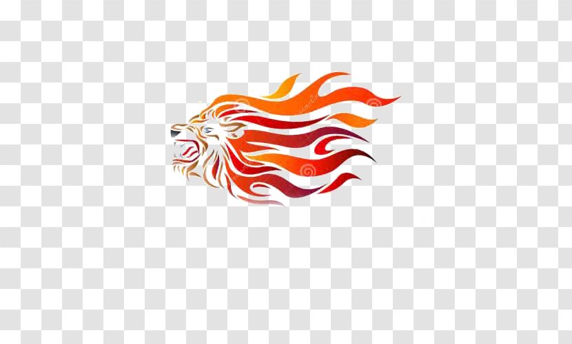 Lion Fire Clip Art - Flame - Design Transparent PNG