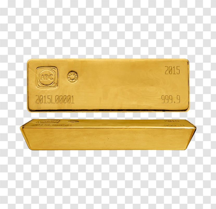 Gold Bar Metal Bullion Good Delivery - Length Transparent PNG