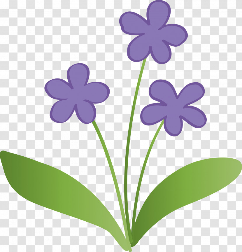 Violet Flower Transparent PNG