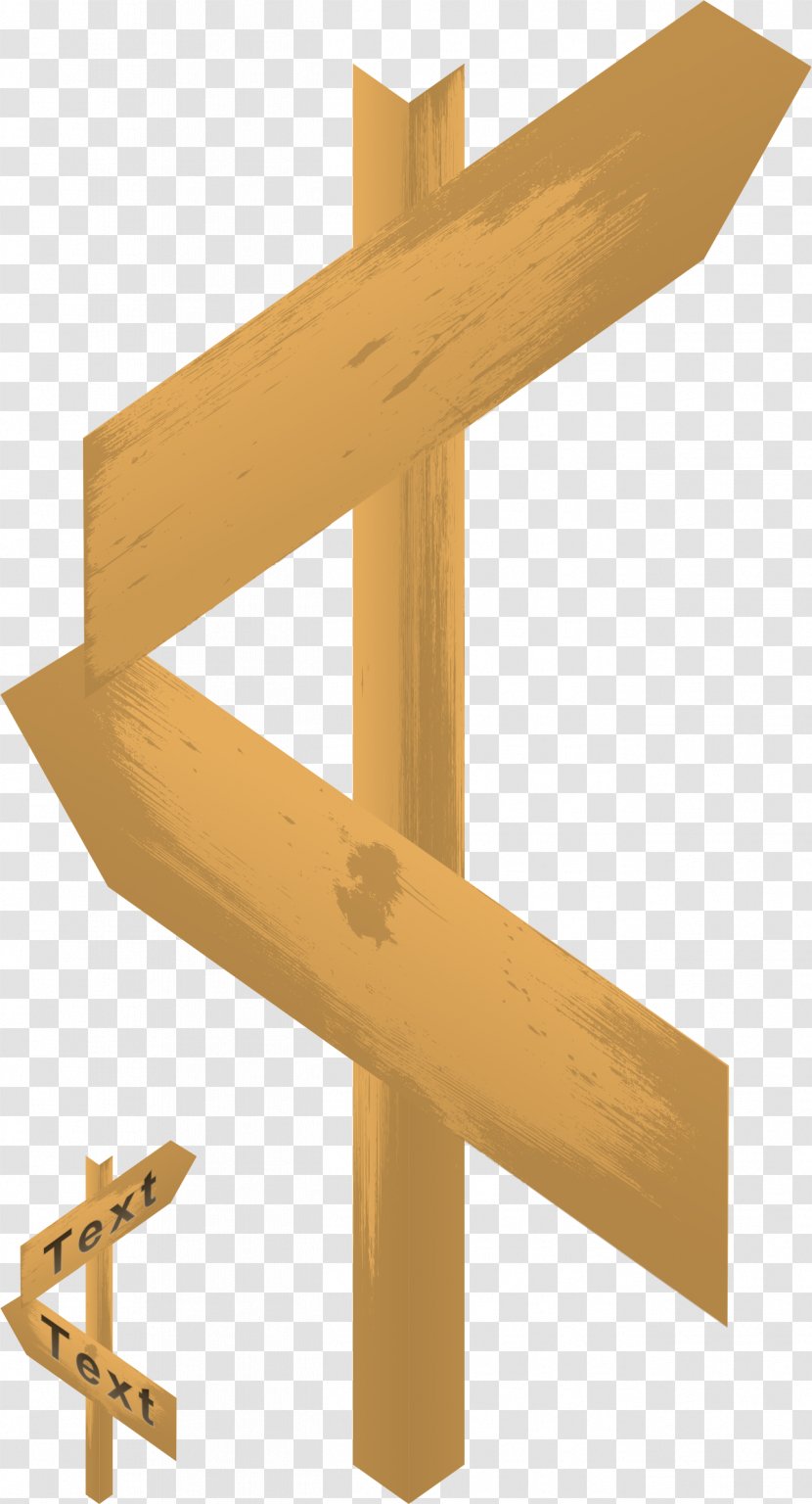 Arrow Clip Art - Cross - Wooden Transparent PNG