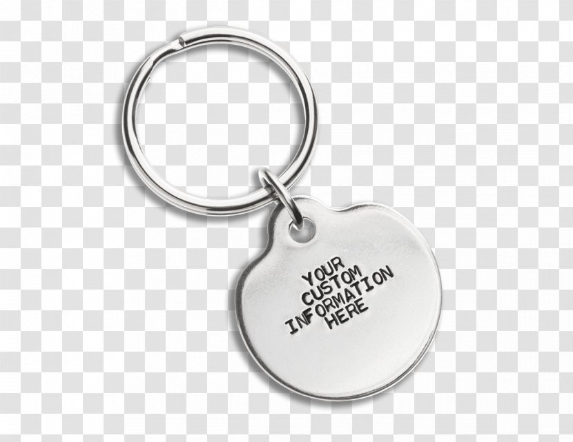 Key Chains Product Design Silver - Keychain - Medical Alert Symbol Rings Transparent PNG