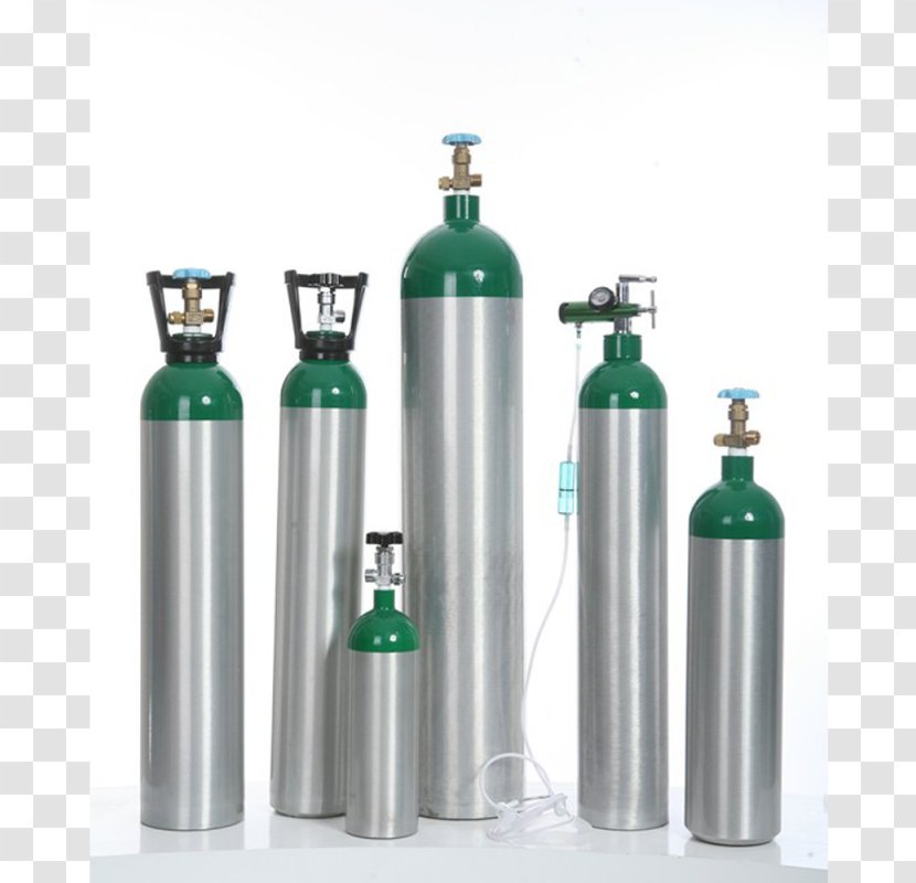 Gas Cylinder Industrial Medical Supply Oxygen Tank Transparent PNG