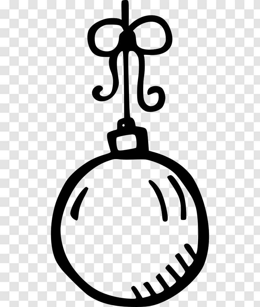 Clip Art Line Hatchback Product - Christmas Silhouette Bauble Transparent PNG