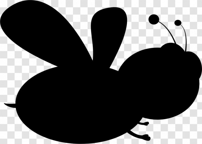 Clip Art Insect Silhouette Line Membrane - Wing Transparent PNG