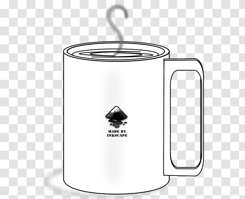 Inkscape Clip Art - Drinkware - White Coffee Cup Transparent PNG