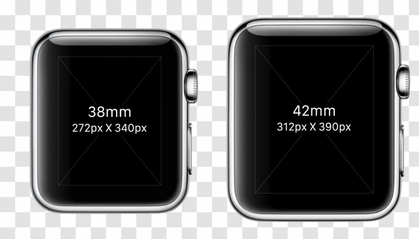 Apple Watch Series 1 Smartwatch - Os - Iphone X Bezel Transparent PNG