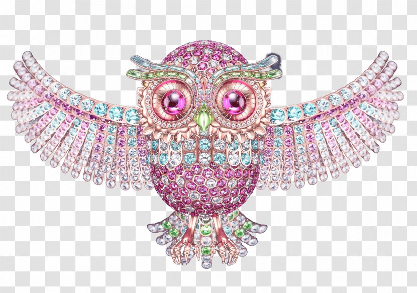 Jewellery Download - Beak - Diamond Jewelry Owl Transparent PNG