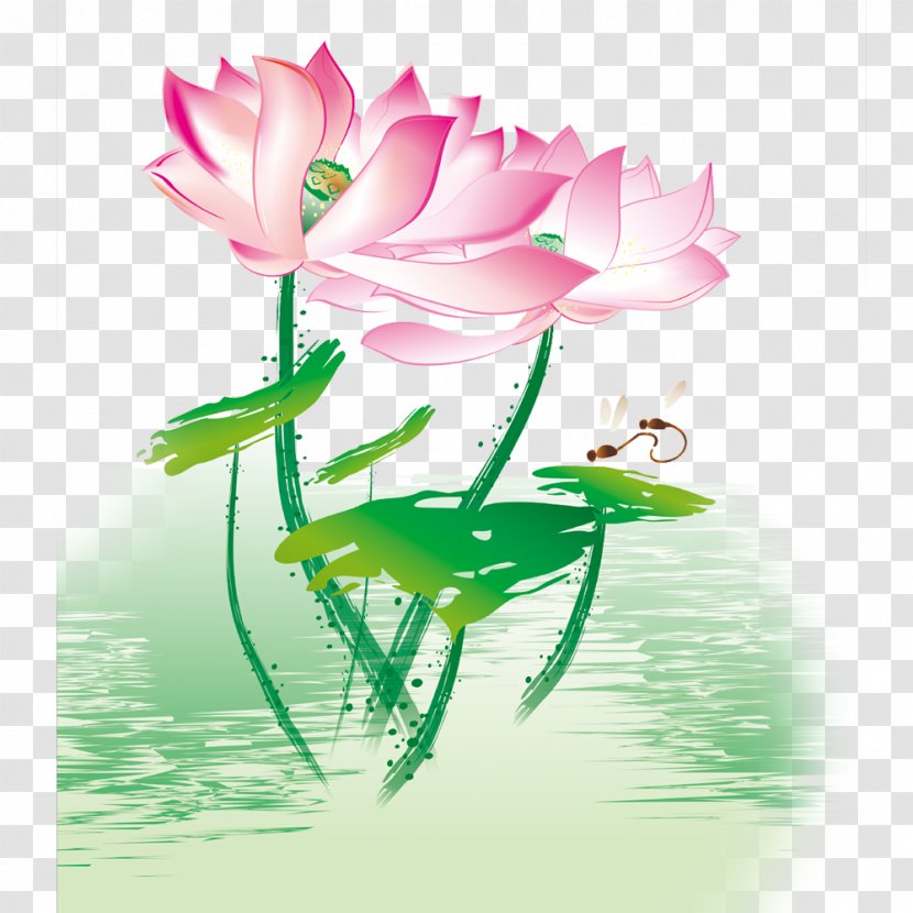 Paper Painting - Information - Lotus FIG. Transparent PNG