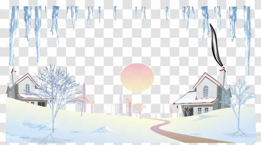 Snow Euclidean Vector - Gratis - Aoxue Village Material Transparent PNG