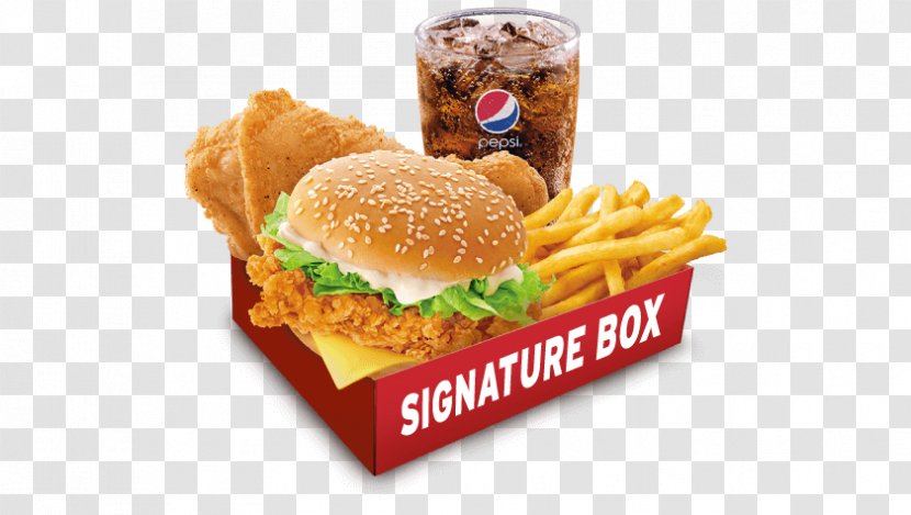 KFC Hamburger French Fries Wrap Food - American - Menu Transparent PNG