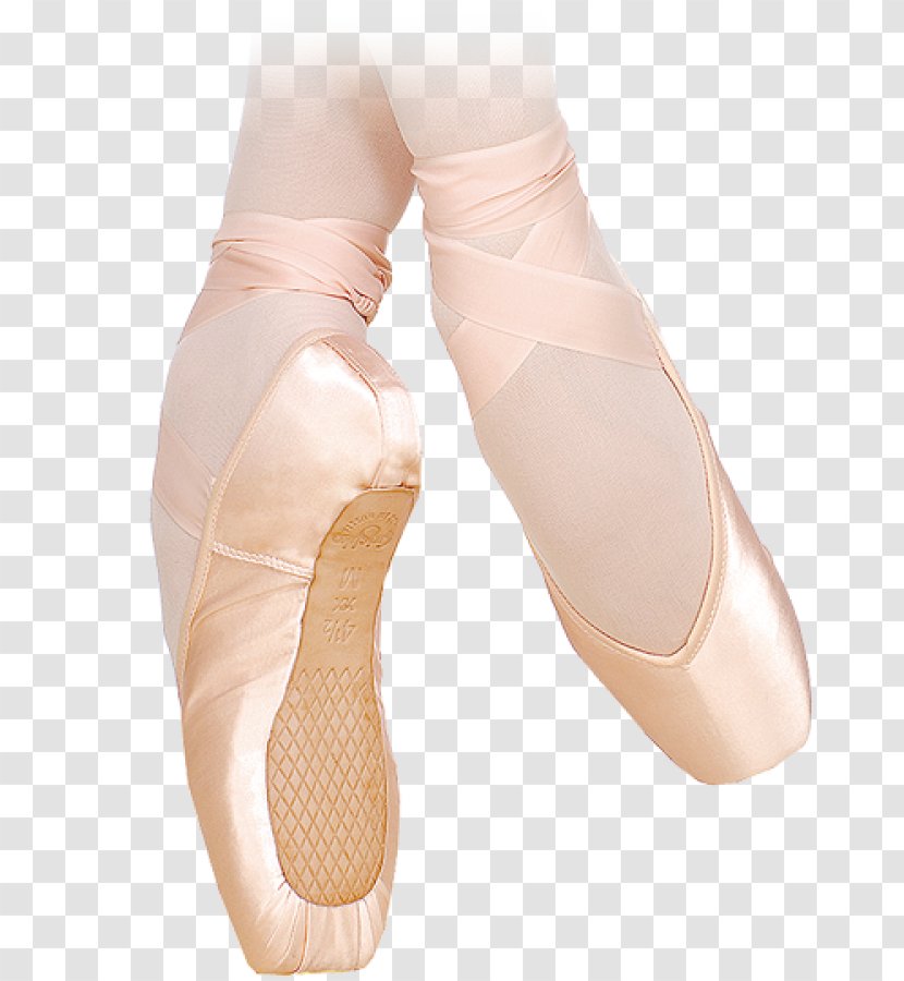 Slipper Pointe Shoe Ballet Dance Technique - Watercolor Transparent PNG