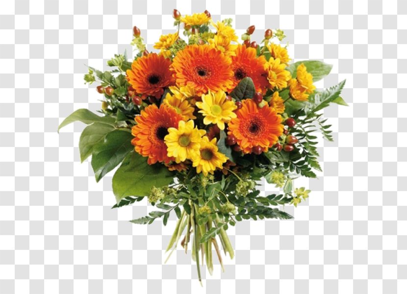 Transvaal Daisy Cut Flowers Flower Bouquet Rose - Sunflower - Artificial Mala Transparent PNG