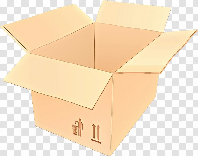 Box Yellow Shipping Paper Product Packing Materials - Carton Transparent PNG