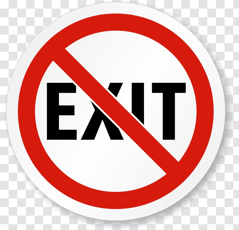 Exit Sign Public Relations Emergency Marketing - Area Transparent PNG